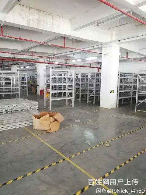 九成新加厚重型仓储货架置物架快递站货架可拆 - 图片 2
