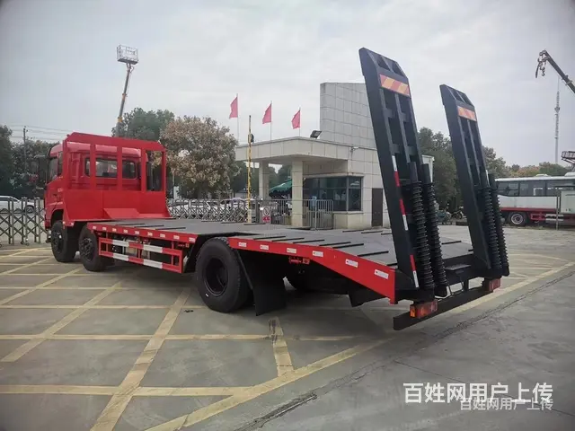 凉山东风三桥250挖机平板拖车包上牌价格是多少 - 图片 4