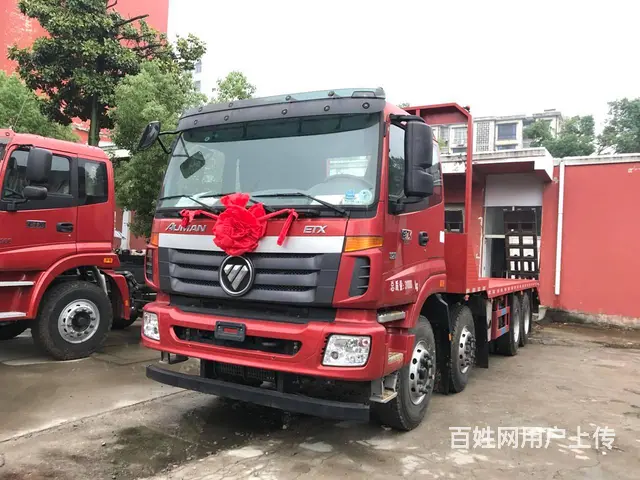 厂家直销 福田欧曼前四后八平板运输车 - 图片 5