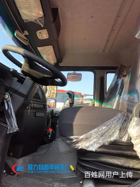 东风后八轮拖板车 后双桥拉大钩机平板车厂家价格低 - 图片 9