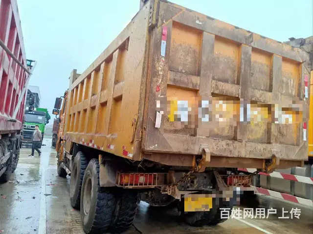 国五后八轮自卸车375马力6米的货厢德龙F3000 - 图片 3