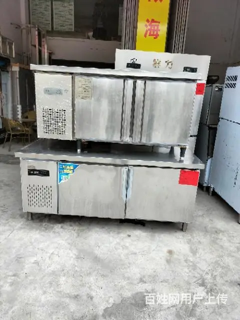 揭阳二手操作台，四门冰箱，制冰机，饮料展示柜 - 图片 6