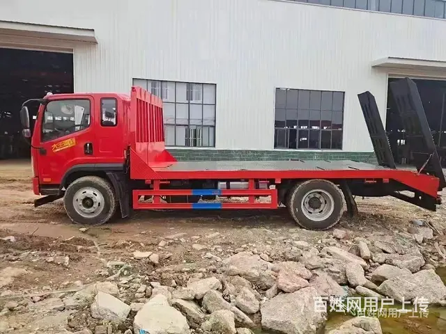 长治国六解放虎v平板车5米3挖掘机拖车配置图片 - 图片 9