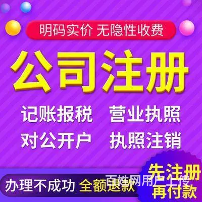 潼南公司注册代办、税务代办、代理记账、送营业执照 - 图片
