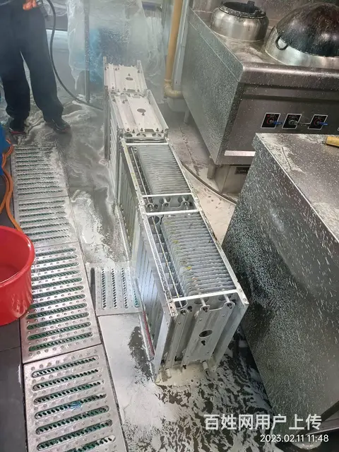 昆山工厂食堂饭店厨房油烟机净化器设计清洗风机清洗 - 图片 4