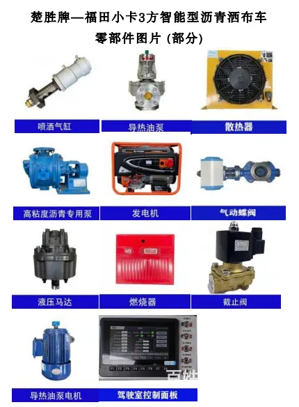 福田小卡沥青车，沥青洒布车多少钱 - 图片 7