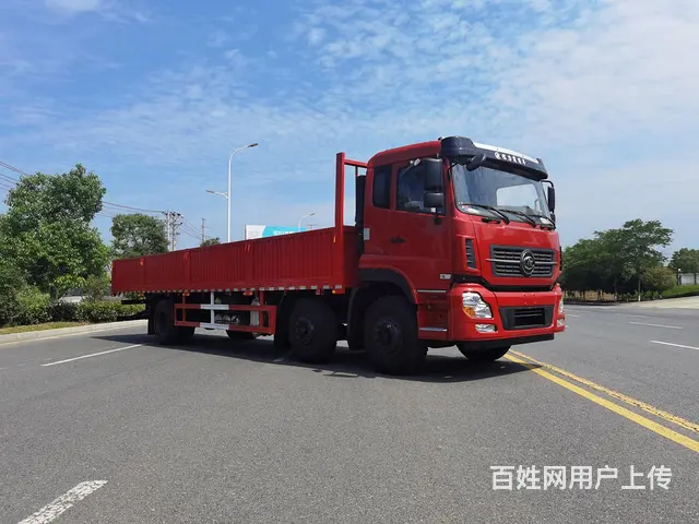前四后四载货车 9米6载货车 九米六前四后四平板载货车 哪家 - 图片 1