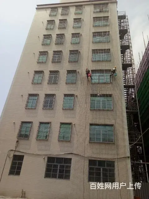 高空清洗，蜘蛛人安装作业 - 图片 10