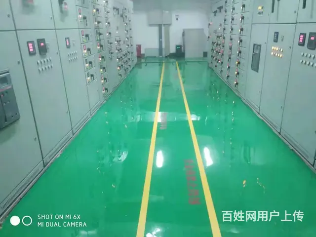 四川工业厂房无尘抗磨损地坪、地下车库地面设计喷油漆 - 图片 9