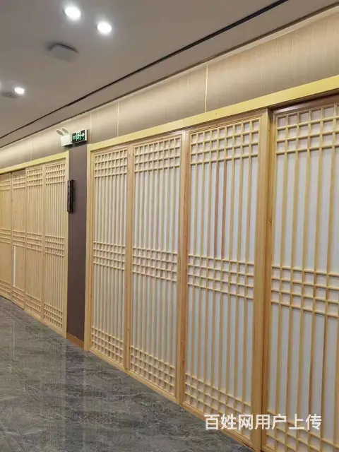 四川成都实木家装隔断中式实木花格屏风 - 图片 5