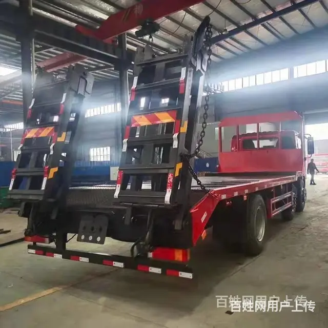 东风小三轴拉185挖机挖机拖车 挖机板车 承载能力强 - 图片 5
