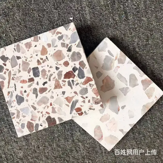 云南水磨石砖生产厂家学预制板水磨石板通体水磨石 - 图片 1