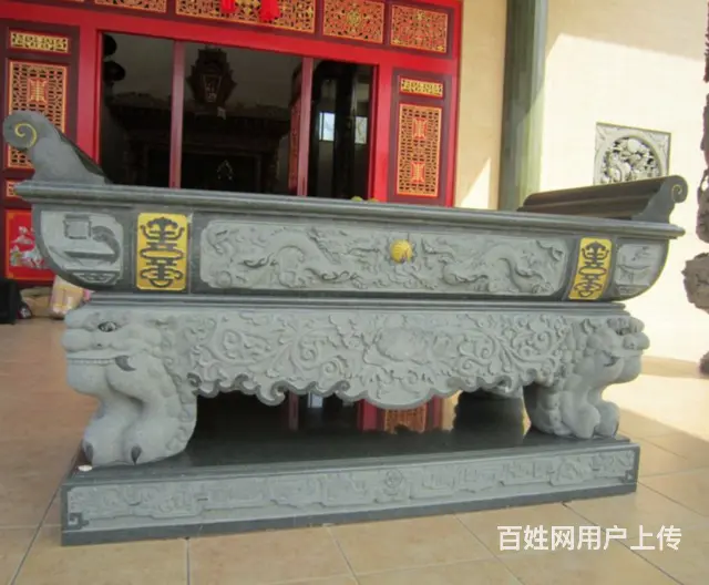 石雕供桌#寺庙#宗祠供品台 - 图片 2