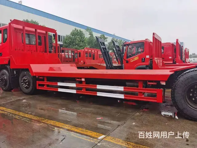 东风系列低平板车 拉大型挖掘机摊铺机拖板车可分期 - 图片 9