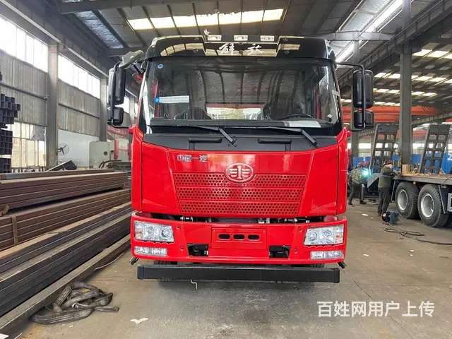 长春解放J6挖机拖板车15吨挖掘机平板车可分期 - 图片 2