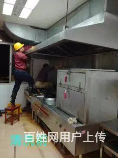 昆山经济开发区单位食堂油烟机清洗 油烟管道清洗 - 图片 2