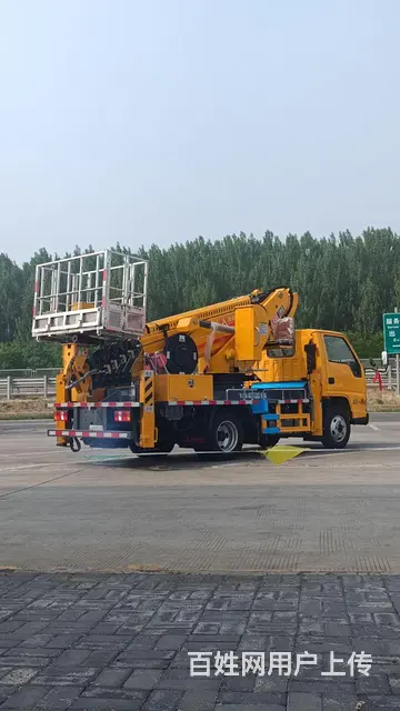 28米载人高空作业车登高车2米大框 - 图片 1