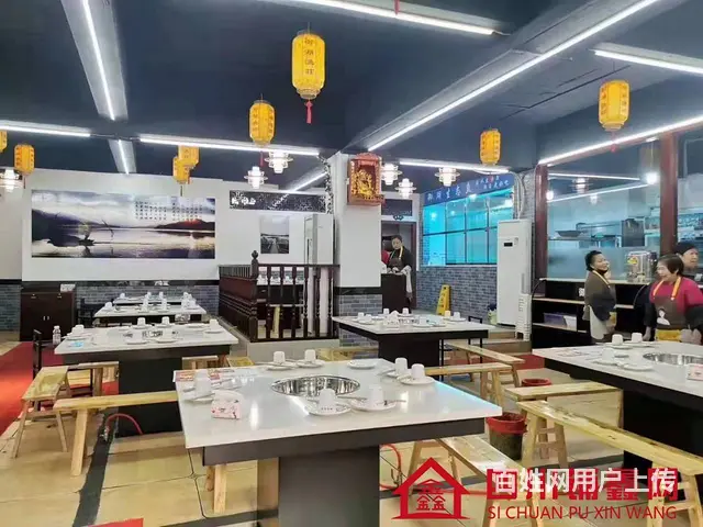 （四川铺鑫网）巴州区蓝湾国际220㎡鱼火锅转让 - 图片 1