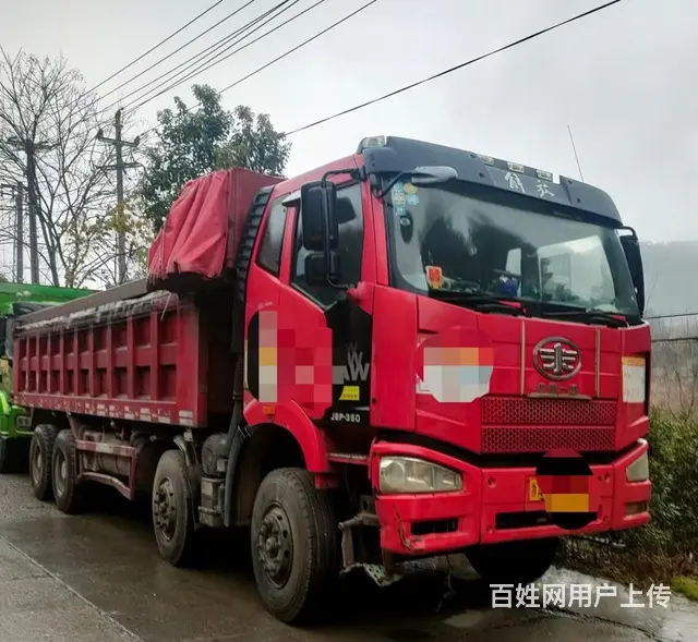 解放 自卸车 17年5月7.6米1.1米350马力 - 图片