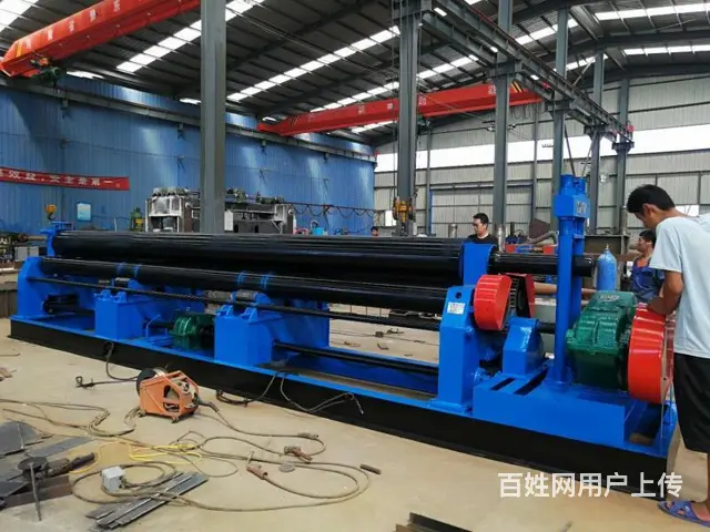 甘肃崇信下辊可调卷板机卷锥机校平机滚轮架卷圆机二手出售出租转 - 图片 1