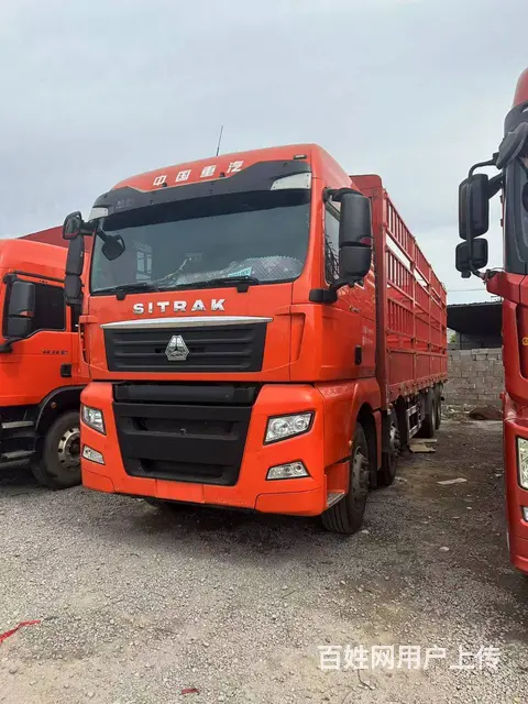 出售21年汕德卡G7，前四后八9.6米高栏载货车 - 图片 1
