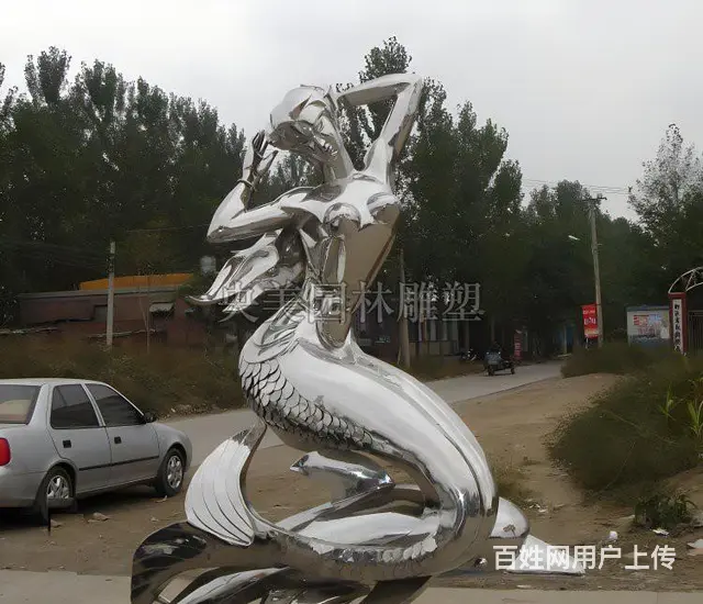 美人鱼巨大雕塑，美人鱼雕塑 - 图片 4