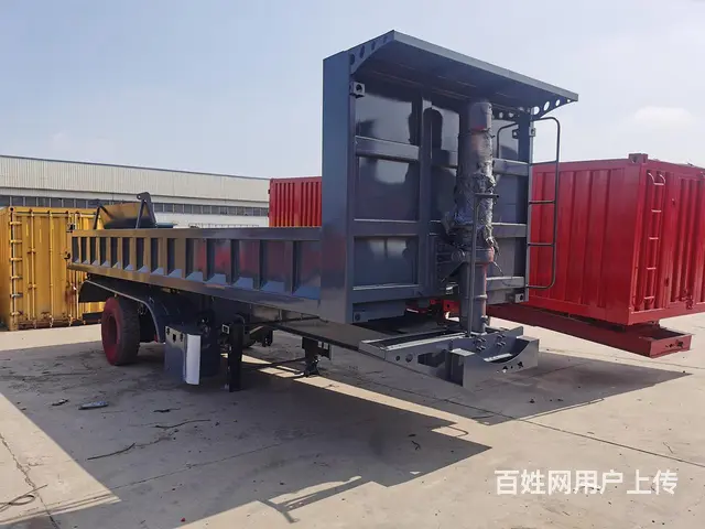 拉萨9.5米标准后翻自卸车拉砂石料专用车 - 图片 1