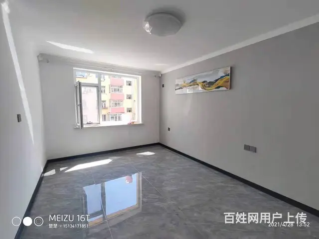 人民街桥洞北古玩市场文政南里文政园3楼58平南北通新装地暖~ - 图片 5