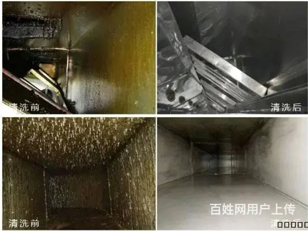 昆山市花桥酒店饭店餐厅油烟机清洗 商场油烟管道清洗 - 图片 2