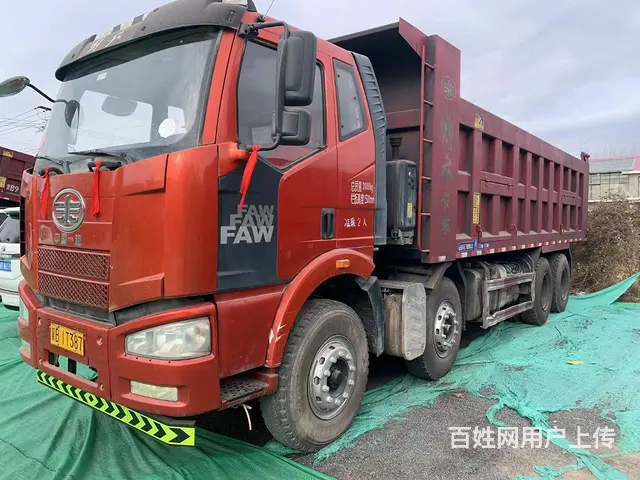 二手轻型解放J6前四后八7.5米自卸车320马力 - 图片 2