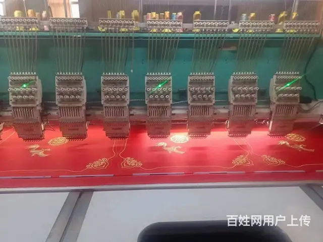 出售越美9针44头300间距全高速绣花机两台 - 图片 1
