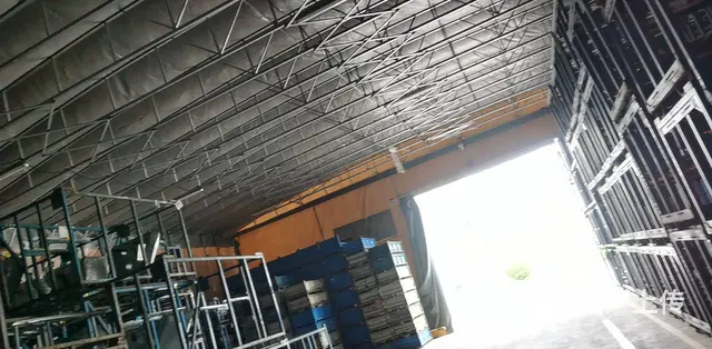 移动推拉棚大型物流棚仓库棚活动帐篷电动棚夜宵烧烤棚 - 图片 1