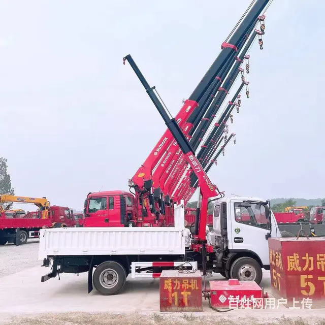 东风多利卡D6蓝牌随车吊 来厂考察报销路费 - 图片 8