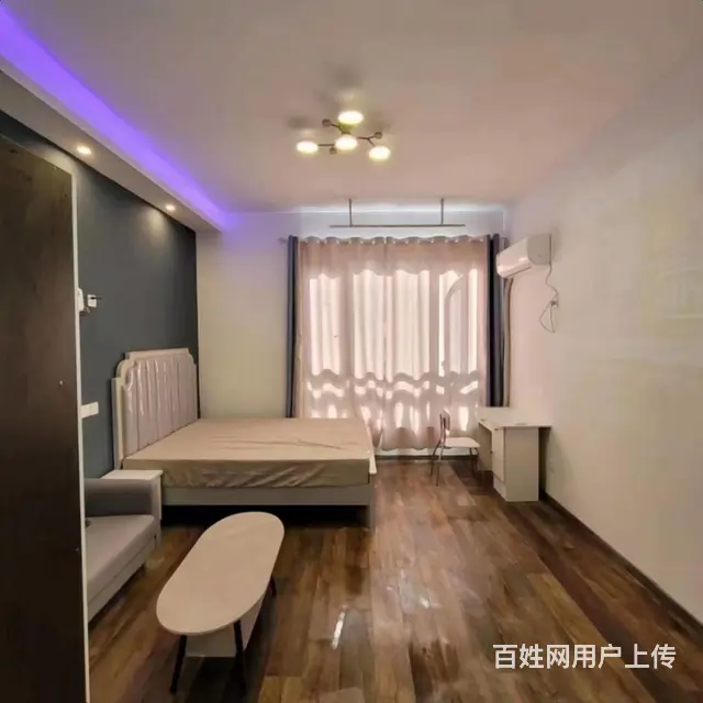 玉兰花园精装修单身公寓出租家具家电齐全，拎包入住，欧式风格， - 图片 8