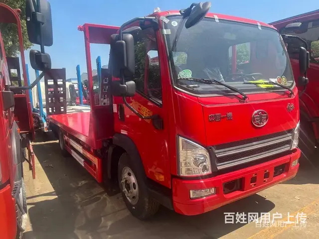 渭南国六解放虎V挖机拖板车15吨挖掘机拖板车多少钱 - 图片 12
