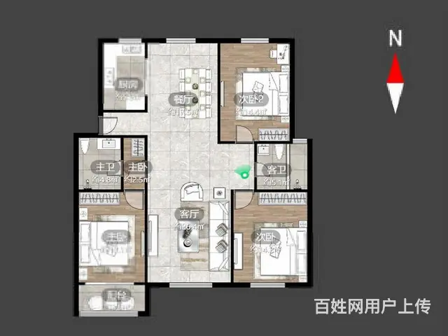 单价一万左右（坐落与新北万达边上，出门就是菜场）看房有钥匙。 - 图片 10