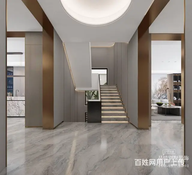 常州别墅装修：家里的楼梯该如何设计 - 图片 2