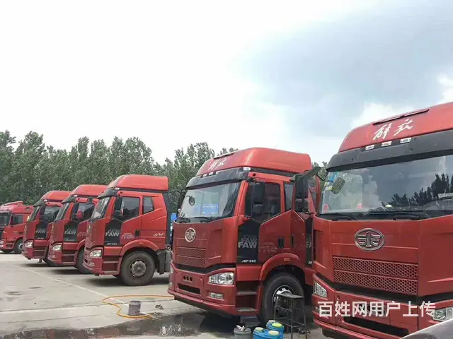 出售15年二手解放牵引车 双驱轻体390马力 国四 - 图片 1