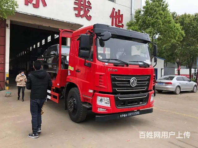 东风华神2020新款拖车可拉150挖机平板车可分期 - 图片 6