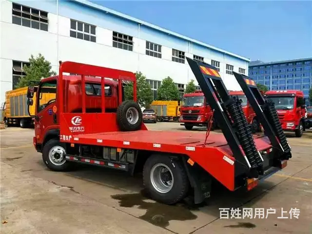 程力国五平板车 大运蓝牌平板运输车厂家 - 图片 4
