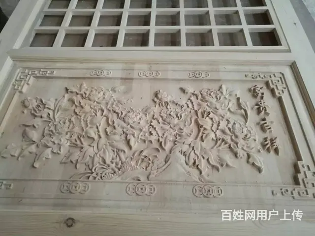 四川成都实木花格门中式窗实木大门 - 图片 12