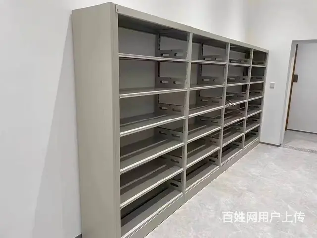 家用书架置物架落地简易多层书柜图书馆铁艺钢制书架 - 图片 2