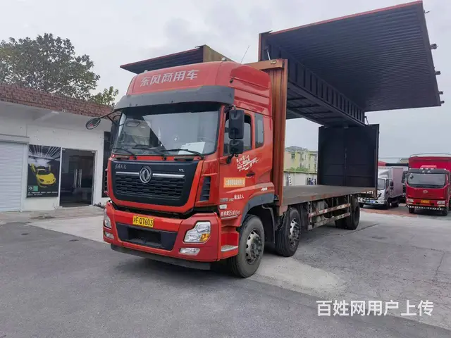 个人20年11月东风天龙9米6厢式货车低价转让 - 图片 1