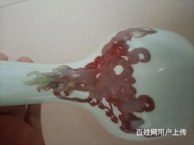 清康熙釉里红摇铃尊 - 图片 6