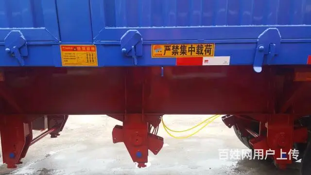 厂家直销订制13米标车侧翻半挂车 箱高60公分 - 图片 3