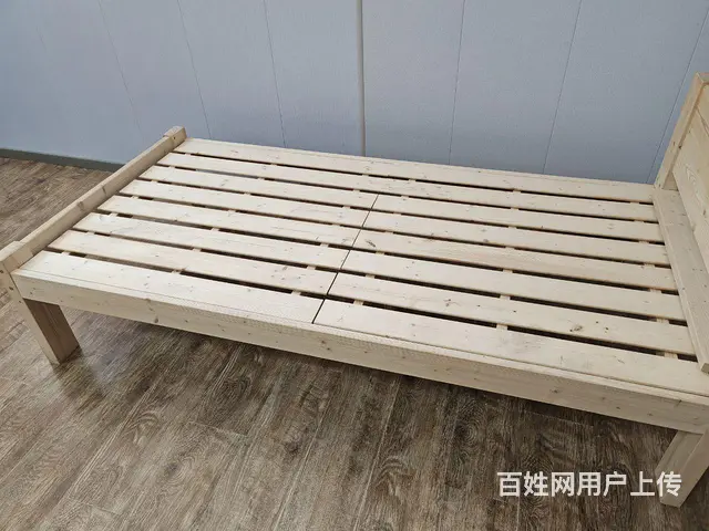 单人实木床 - 图片 6