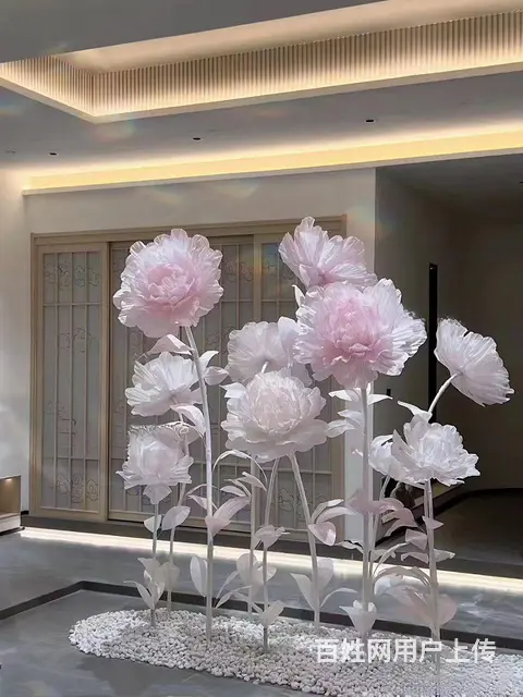 广州手工大花 手揉纸大花 巨型花朵 EVA大花 - 图片 4