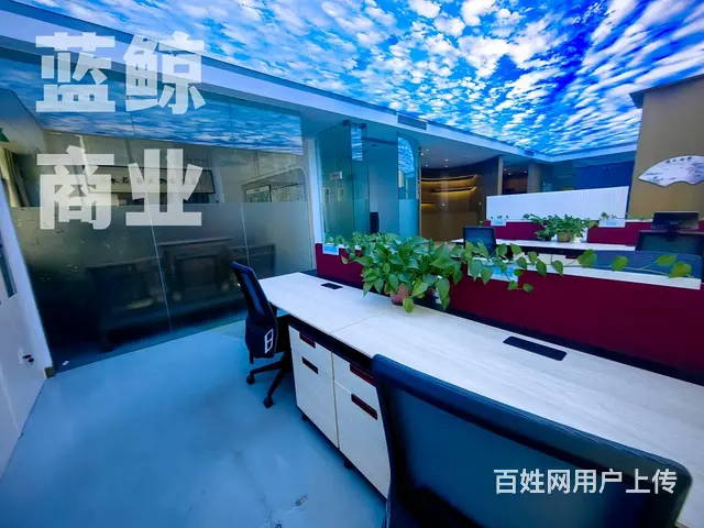 高铁东站旁210平落地窗带办公家具出租 - 图片 10