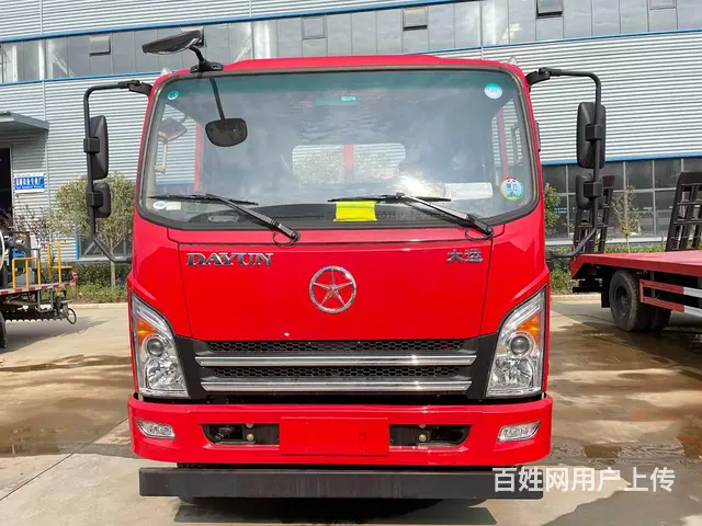 低平板运输车 可上蓝牌 120挖机拖板车 - 图片 2