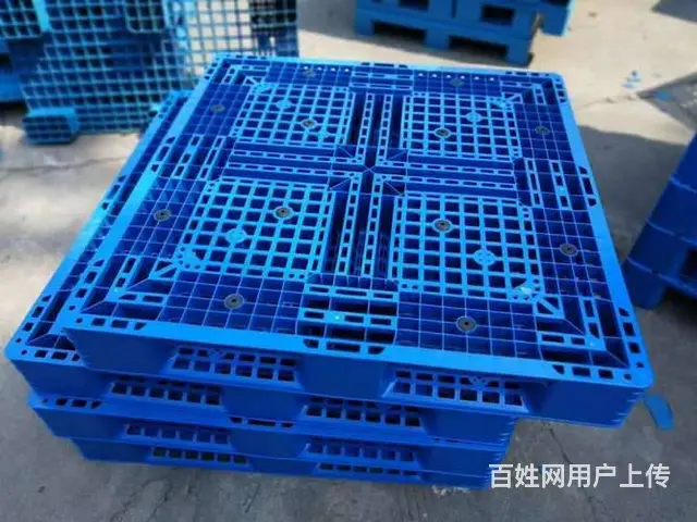二手塑料防潮板防渗漏托盘叉车栈板二手塑料托盘垫仓板 - 图片 3
